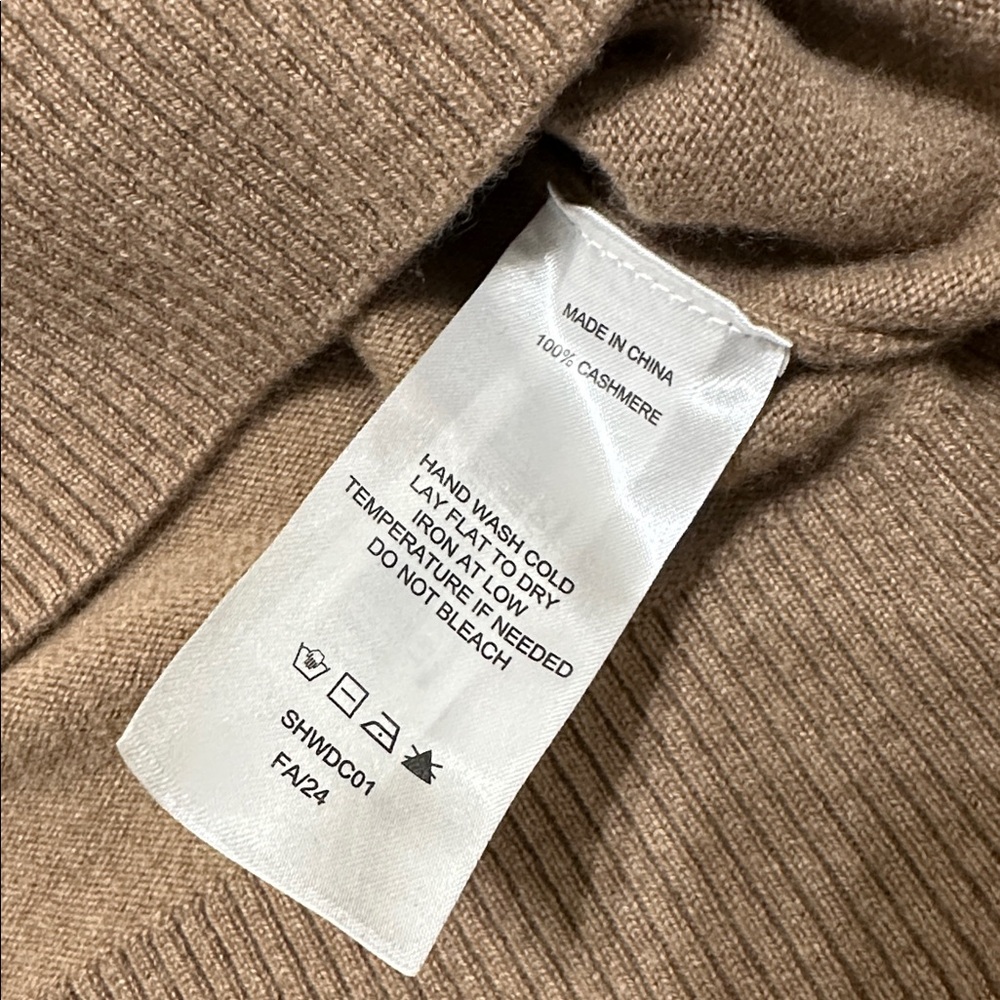 Quince Mongolian Cashmere Polo Sweater Size XL - Picture 3 of 7